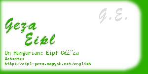 geza eipl business card